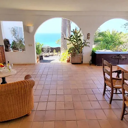 Villa Jardin Del Mar, Esquinzo, Garten, Meerblick Playa Jandia